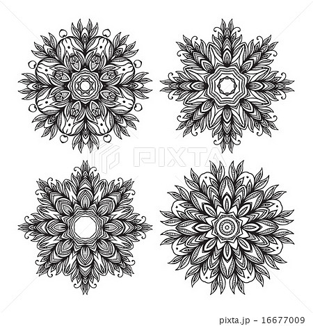Mandala. Ethnic decorative elements.Vector illustration 16677009