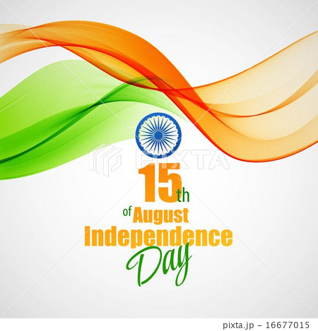 Creative Indian Independence Day concept. Vector illustration 16677015