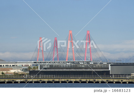金城ふ頭と名港トリトン西大橋の景色 金城ふ頭と名港トリトン西大橋の景色 16683123