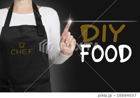 diy food touchscreen is operated by cook 16684037