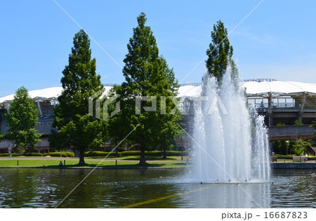 仙台市七北田公園の噴水 16687823