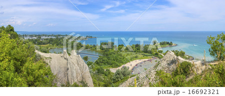 Panorama of Scarborough Bluffs. Toronto, Canada Panorama of Scarborough Bluffs. Toronto, Canada 16692321