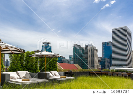 relaxing on roof-top in Bangkok relaxing on roof-top in Bangkok 16693784