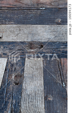 wall and floor siding weathered wood background 16694173