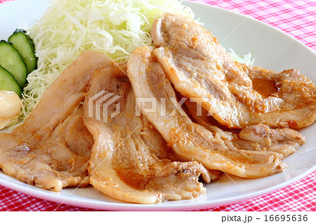 豚肉の生姜焼き 豚肉の生姜焼き 16695636