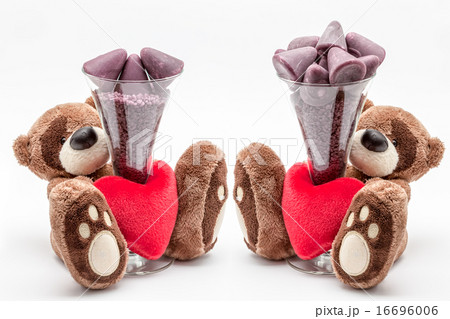 teddy bear and cuberdons teddy bear and cuberdons 16696006