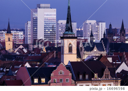 Cityscape with Allerheiligenkirche bell tower 16696598