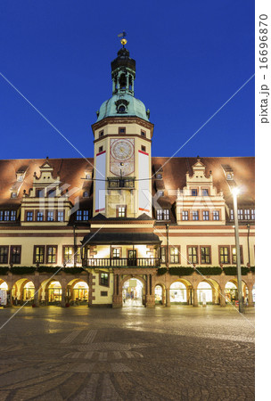 Town hall at night 16696870
