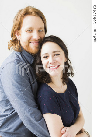 Portrait of smiling couple 16697485