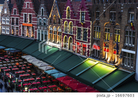 Town square at night 16697603
