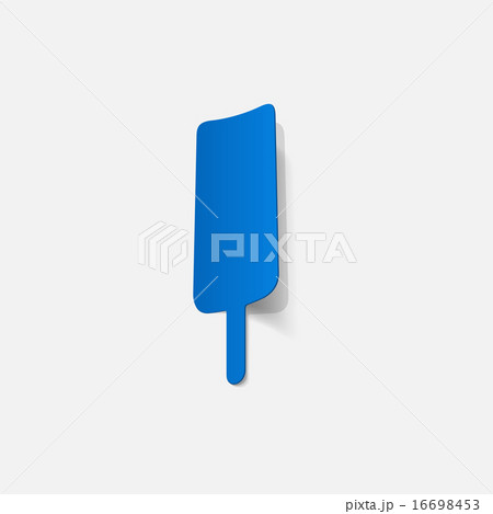 Realistic paper sticker: eskimo pie 16698453