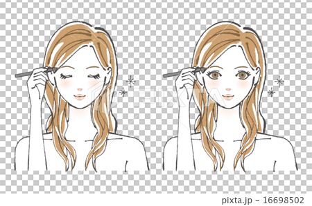 女性眉毛的例證 16698502