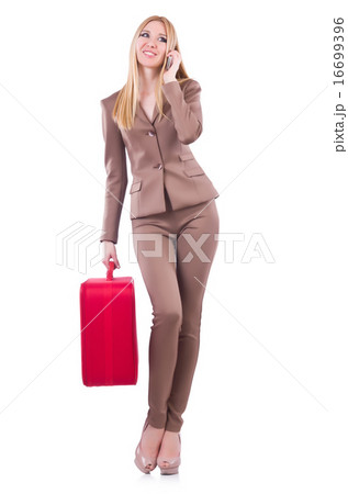 Young woman preparing for vacation Young woman preparing for vacation 16699396