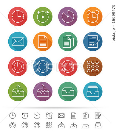 Office & Business line icons set Office & Business line icons set 16699479