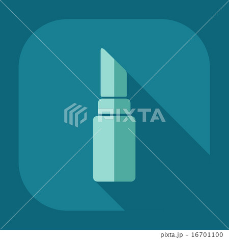 Flat modern design with shadow icon lipstick Flat modern design with shadow icon lipstick 16701100