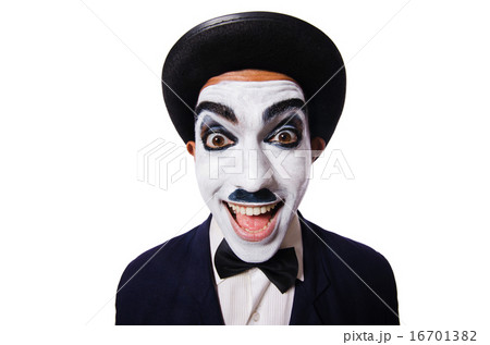 Funny man with face paint 16701382