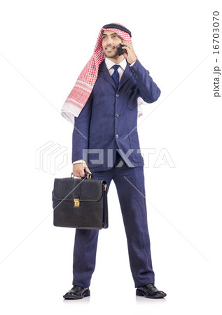 Arab businessman isolated on white Arab businessman isolated on white 16703070