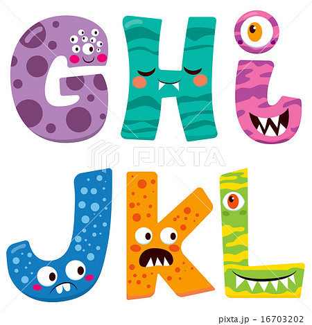 Halloween Monster Alphabet 16703202