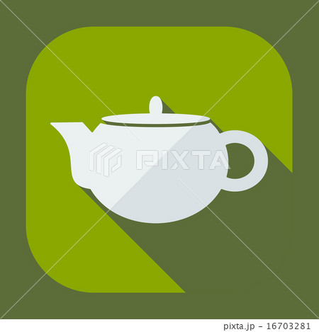 Flat modern design with shadow icons kettle 16703281