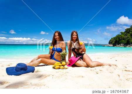 Picnic on summer beach 16704367