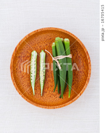 Lady 's Fingers or Okra . 16705415