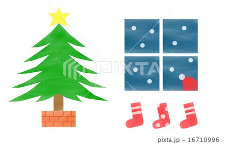 クリスマスの窓辺 16710996