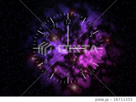 Time Clock Watch Time Universe Stock Illustration