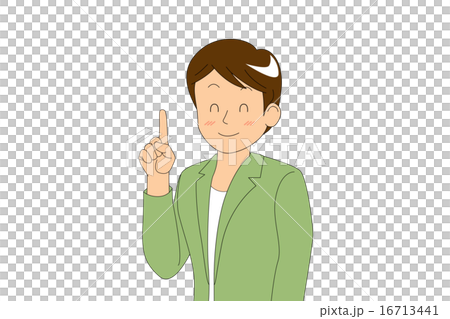 Short point green _ smile eyes _ mouth knot 16713441