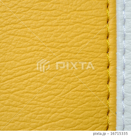 Yellow leather texture background 16715335