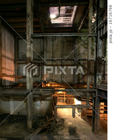 old creepy dark decaying dirty factory 16716766