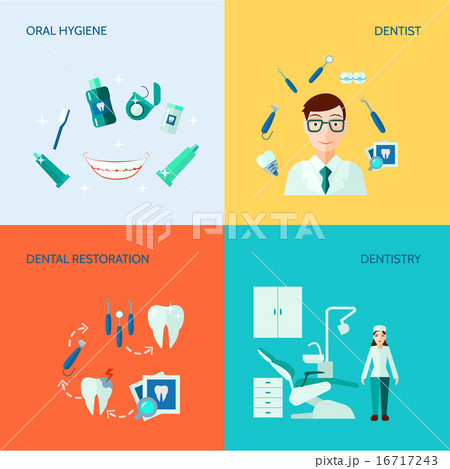Dental Decorative Icon Set Dental Decorative Icon Set 16717243