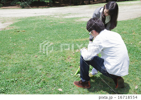 清掃活動をする学生たち 清掃活動をする学生たち 16718554