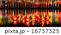 Wesak lanterns on bare lake at Colombo, Sri Lanka 16737325
