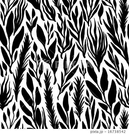 Floral seamless pattern with herbs and branches Floral seamless pattern with herbs and branches 16738542