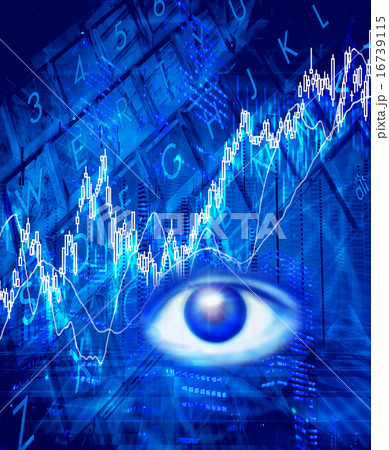 株式市場を監視する目 16739115