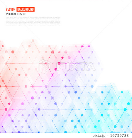 Vector Abstract geometric shape from gray cubes.  16739788