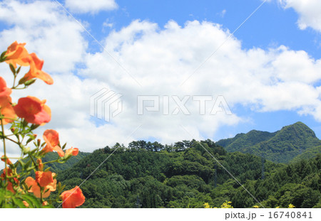 石船地区から見た真田氏本城跡・2015初夏 石船地区から見た真田氏本城跡・2015初夏 16740841