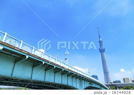 スカイツリー 東京スカイツリー 空 青空 コピースペース 観光地 日本一 日本 白い雲 スカイツリー 東京スカイツリー 空 青空 コピースペース 観光地 日本一 日本 白い雲 16744028