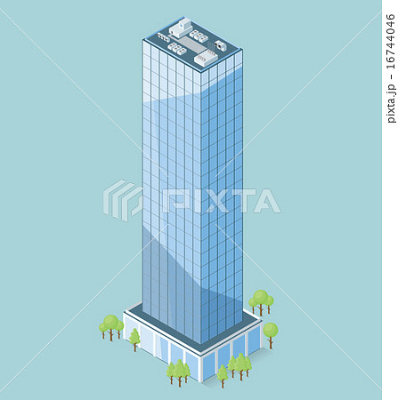 Vector 3d Flat Isometric Office Building Vector 3d Flat Isometric Office Building 16744046
