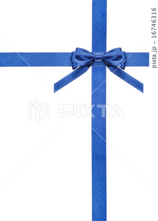 blue satin bows and ribbons isolated - set 5 blue satin bows and ribbons isolated - set 5 16746316