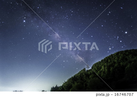 群馬県月夜野での天の川 群馬県月夜野での天の川 16746707