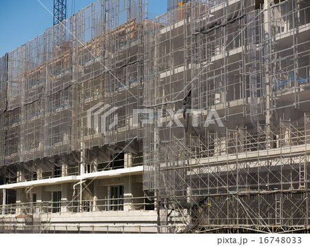 大規模マンションの建設現場 大規模マンションの建設現場 16748033
