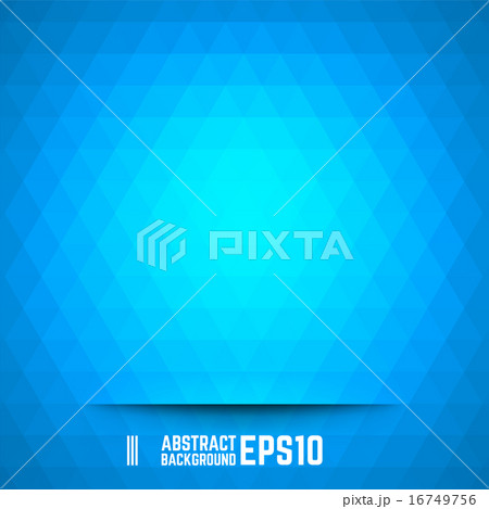 Blue abstract triangle background 16749756