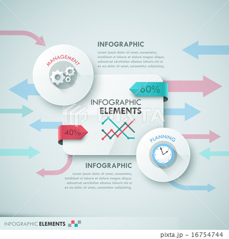 Modern infographics options banner. 16754744