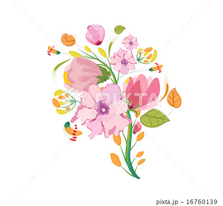 Flower Bouquet Watercolor Clipart 16760139
