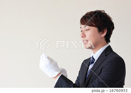 白手 白手袋 (男性 仕事 スーツ サラリーマン ビジネスマン 会社員 派遣社員) 白手 白手袋 (男性 仕事 スーツ サラリーマン ビジネスマン 会社員 派遣社員) 16760955