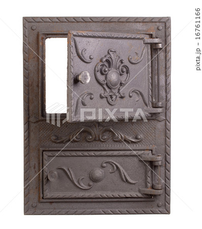 Cast iron door for furnaces. 16761166