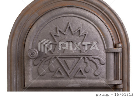 Cast iron door for furnaces. 16761212