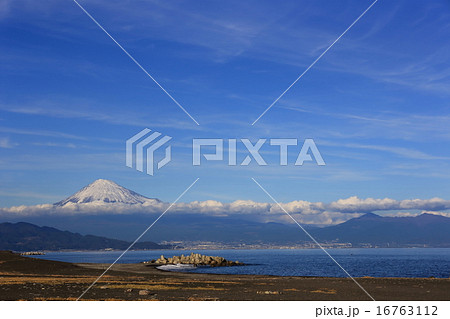 三保海岸　富士山 16763112