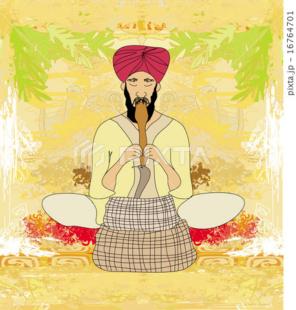 Cobra enchanter - doodle vector illustration 16764701